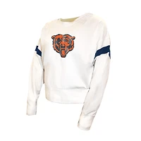 Sweat-shirt en polaire grande taille blanc Fanatics pour femmes des Chicago Bears
