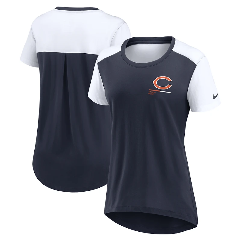 Women's Nike  Navy Chicago Bears Performance Fashion T-Shirt