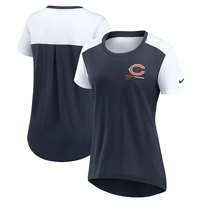 Women's Nike  Navy Chicago Bears Performance Fashion T-Shirt