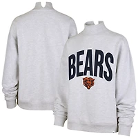 Women's '47  Gray Chicago Bears Subtle Muse Mock Neck Sweatshirt