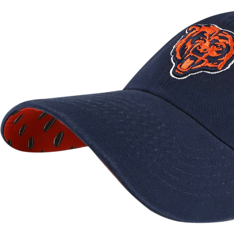 Casquette réglable '47 Chicago Bears Confetti Icon Clean Up pour femme