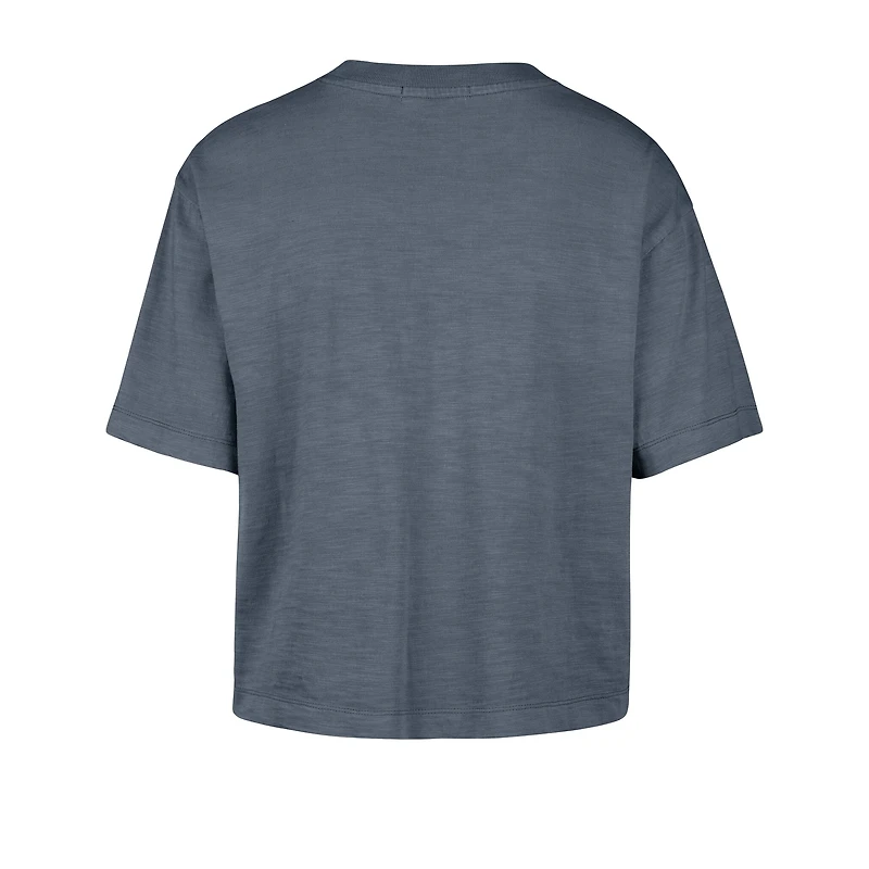 Women's '47  Navy Chicago Bears Cropped Mindi Slub T-Shirt