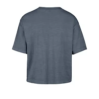 Women's '47  Navy Chicago Bears Cropped Mindi Slub T-Shirt