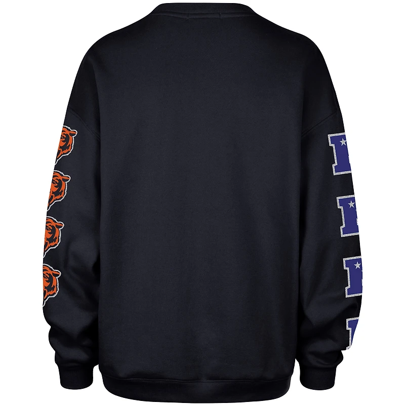 Sweat-shirt oversize bleu marine « 47 Chicago Bears Go Big » pour femme