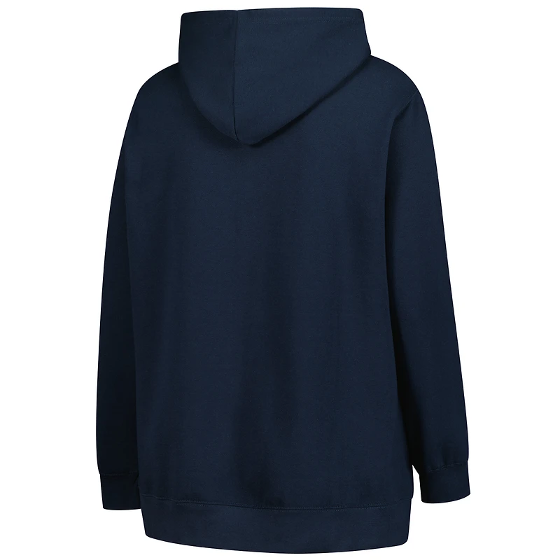 Sweat à capuche Whirlwind Naomi bleu marine 47 pour femme, grande taille, des Chicago Bears