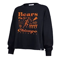 Women's '47 Navy Chicago Bears Team Collage Sydney Long Sleeve T-Shirt