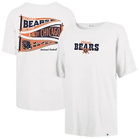 Women's '47 White Chicago Bears Bow & Banner Sadie T-Shirt