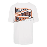 T-shirt Sadie pour femme, motif nœud papillon et bannière des Chicago Bears, année 47