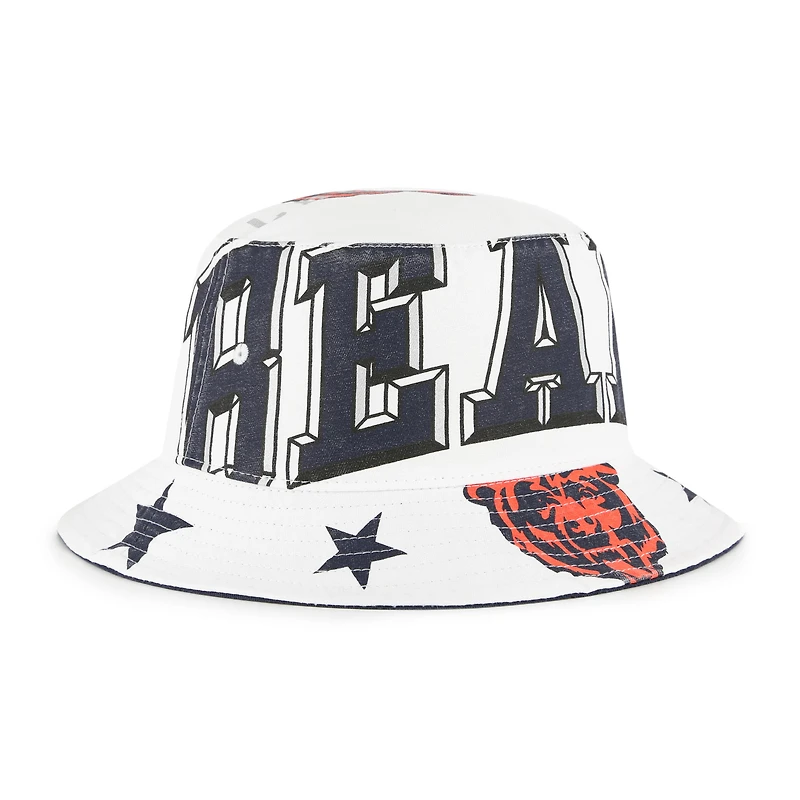 Women's '47  White Chicago Bears Energize Bucket Hat