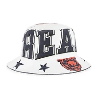 Women's '47  White Chicago Bears Energize Bucket Hat