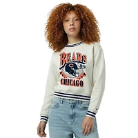 Women's Champion  Cream Chicago Bears Reverse Weave Fleece Sweatshirt