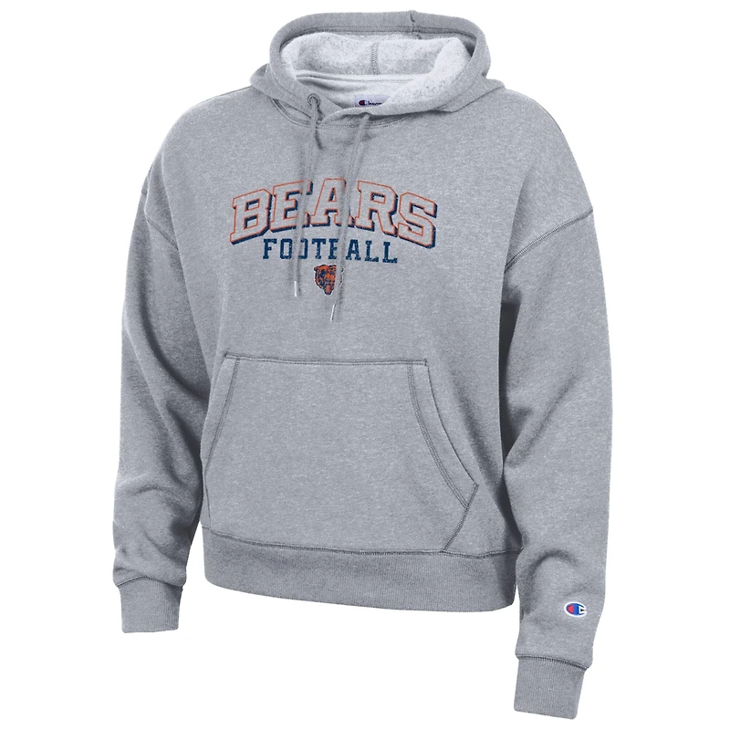 Women's Champion Gray Chicago Bears Triumph Tri-Blend Hoodie