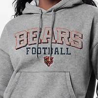Women's Champion Gray Chicago Bears Triumph Tri-Blend Hoodie