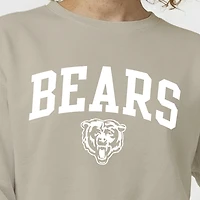 Women's Champion  Light Brown Chicago Bears Powerblend Cocoa Butter Fleece Sweatshirt