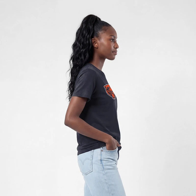 T-shirt Champion pour femmes avec logo des Chicago Bears, bleu marine
