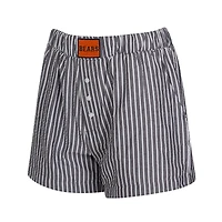 Ensemble de deux boxers à rayures et imprimé uni pour femme Concepts Sport Charcoal Chicago Bears
