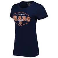 Ensemble de nuit Concepts Sport bleu marine/orange pour femme avec haut et pantalon à écusson des Chicago Bears