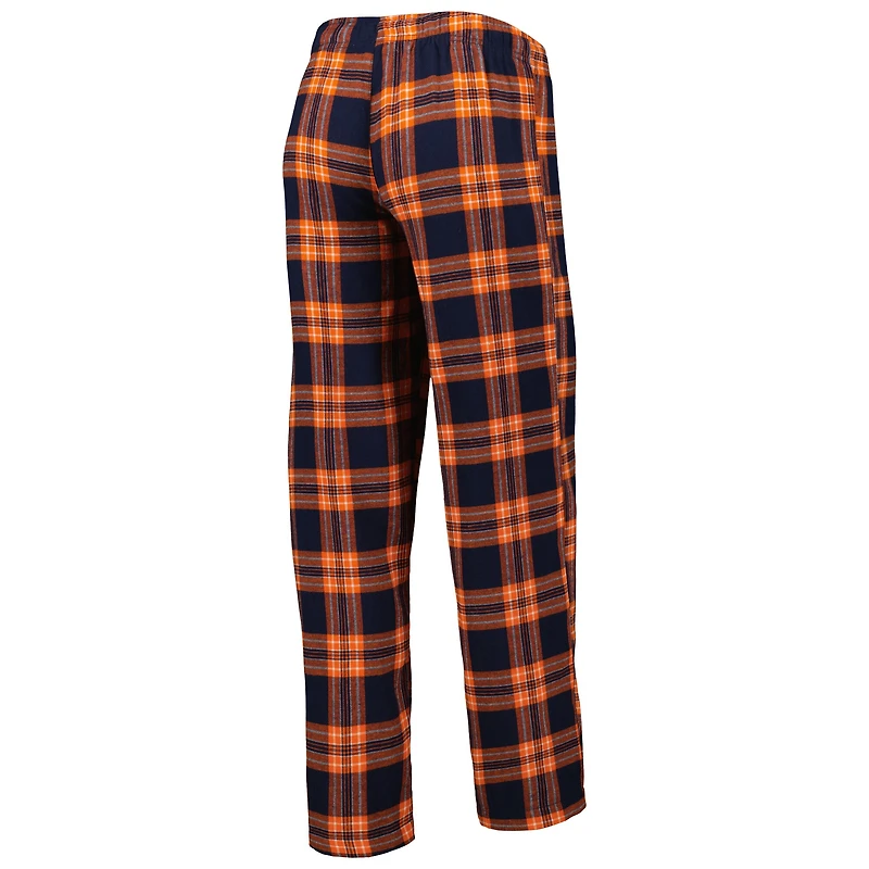 Ensemble de nuit Concepts Sport bleu marine/orange pour femme avec haut et pantalon à écusson des Chicago Bears