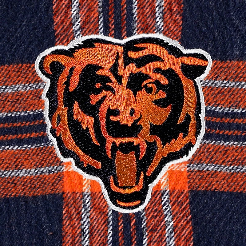 Ensemble de nuit Concepts Sport bleu marine/orange pour femme avec haut et pantalon à écusson des Chicago Bears