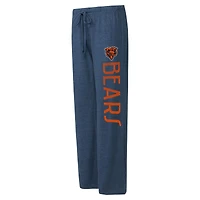 Ensemble débardeur et pantalon Concepts Sport pour femmes, bleu marine/orange, Chicago Bears Muscle