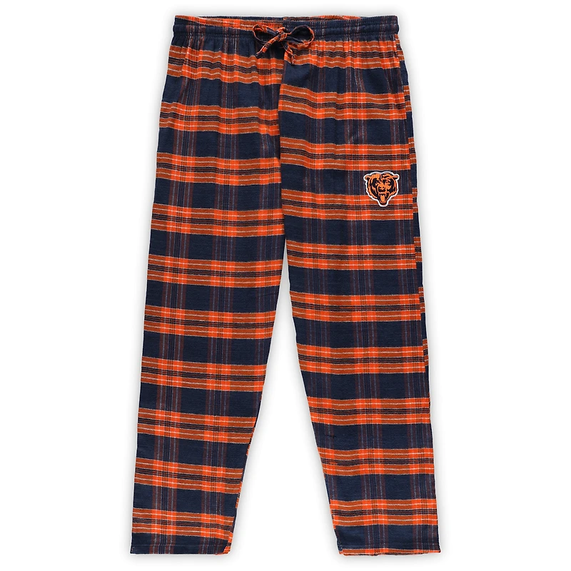 Concepts Sport T-shirt et pantalon avec écusson Chicago Bears bleu marine/orange pour femme