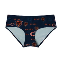 Culotte en tricot à imprimé mosaïque intégral des Chicago Bears pour femme Concepts Sport Navy