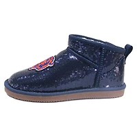 Bottines à paillettes Cuce Chicago Bears bleu marine pour femmes
