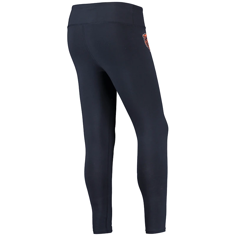 Women's DKNY Sport Navy Chicago Bears Sami High Waisted Leggings