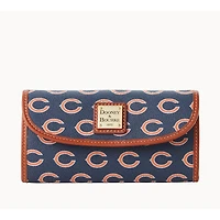 Pochette continentale couleur équipe Dooney & Bourke Chicago Bears pour femmes