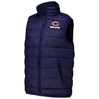 Women's  Dunbrooke Navy Chicago Bears Alberta Full-Zip Vest