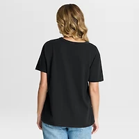 Women's Fanatics Black Chicago Bears Blackout Kneel Down Legacy T-Shirt