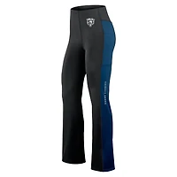 Women's Fanatics Black Chicago Bears Studio Fitted Flared Leggings