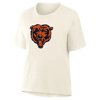 Women's Fanatics Cream Chicago Bears Dove Legacy T-Shirt