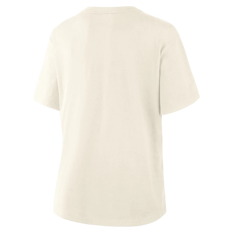 T-shirt Fanatics crème pour femme Chicago Bears Dove Legacy