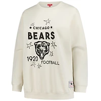 Women's Fanatics Cream Chicago Bears Plus Shooting Star Sweatshirt