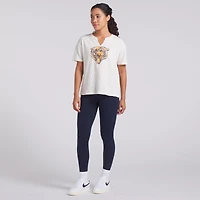 T-shirt boxy flammé Fanatics crème pour femme, motif Chicago Bears, Trick Play