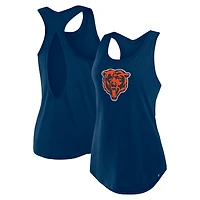 Débardeur Iron Fan des Chicago Bears pour femme Fanatics Navy