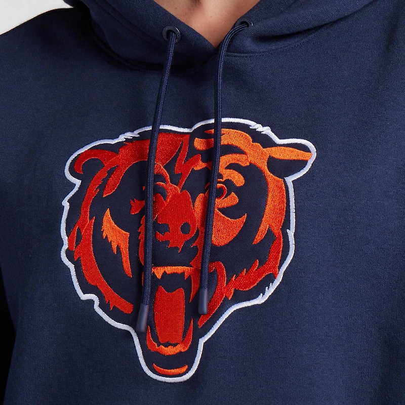 Sweat à capuche en polaire bleu marine Chicago Bears Legacy pour femme Fanatics