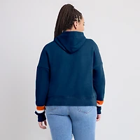 Sweat à capuche Fanatics Navy Chicago Bears Over Under pour femmes