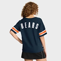 Women's Fanatics Navy Chicago Bears Redzone Curl Route T-Shirt