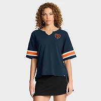 Women's Fanatics Navy Chicago Bears Redzone Curl Route T-Shirt