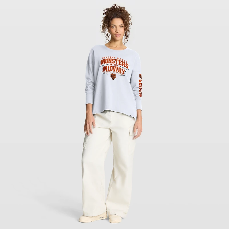 T-shirt à manches longues Fanatics blanc pour femme