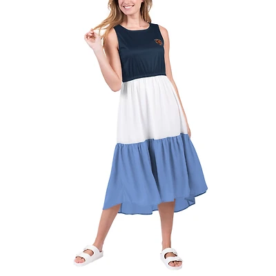 Robe pour femme G-III 4Her by Carl Banks bleu marine/bleu Chicago Bears 12th Inning Colorblock