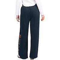 Pantalon de survêtement à jambe large G-III 4Her by Carl Banks bleu marine pour femme, motif Chicago Bears Field