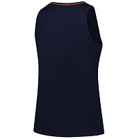 Débardeur à col en V Stellar Win pour femme, bleu marine, logo athlétique, grande taille, des Chicago Bears