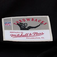 Women's Mitchell & Ness  Black Chicago Bears Cropped Long Sleeve Rugby Polo