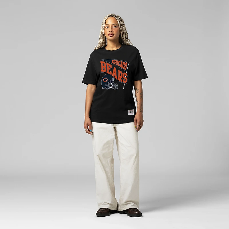 Women's Mitchell & Ness  Black Chicago Bears Team Dynamic Boyfriend T-Shirt