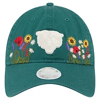 Women's New Era  Green Chicago Bears Wildflower 9TWENTY Adjustable Hat