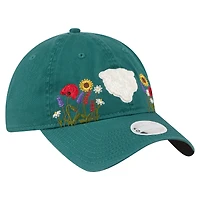 Women's New Era  Green Chicago Bears Wildflower 9TWENTY Adjustable Hat