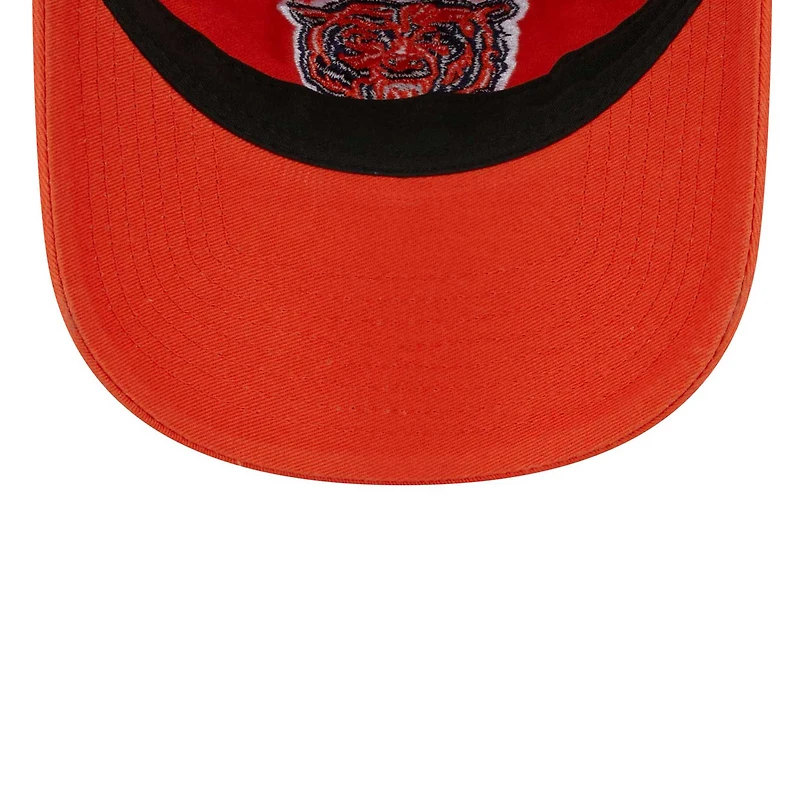 Casquette réglable orange Chicago Bears Main Core Classic 2.0 9TWENTY New Era pour femme